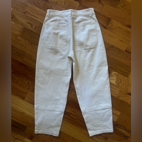 Everlane Utility Barrel Pant size 2 in Bone - Picture 6 of 7